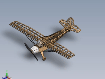 PML-6005 Як-12А - Резиномоторная авиамодель