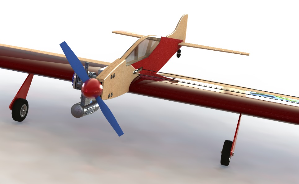 Control line aerobatic model PML-2001 HAWK