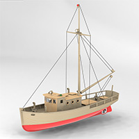 PML-7101 SEAGULL - fishing schooner