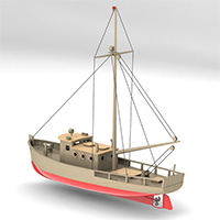 PML-7101 SEAGULL - fishing schooner